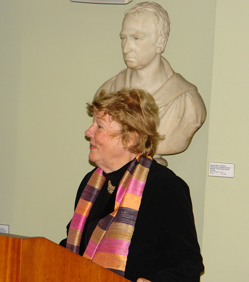 Professor Janice Stargardt lectures at the RAS
