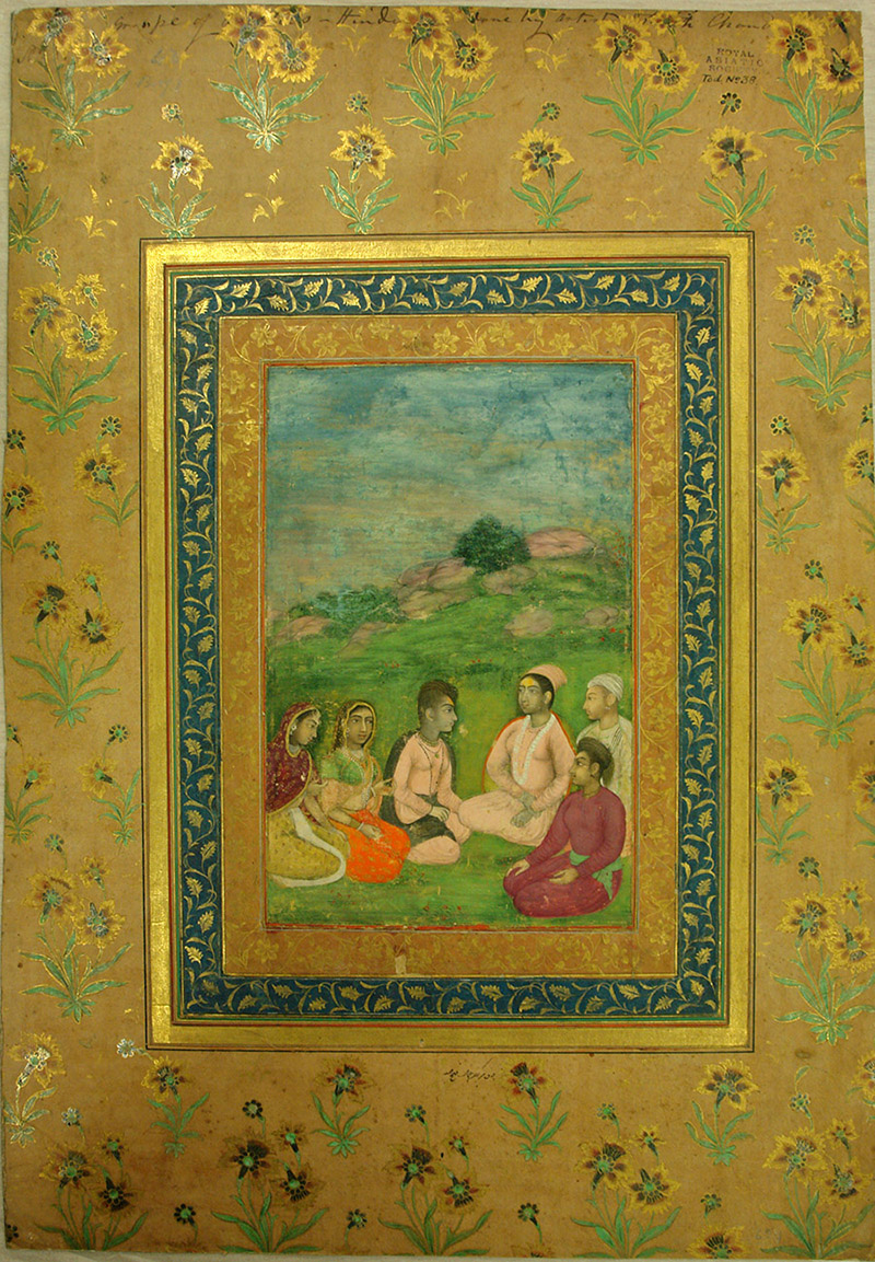Groupe of Ascetics - Hindu done by artist Fateh Chand No.8