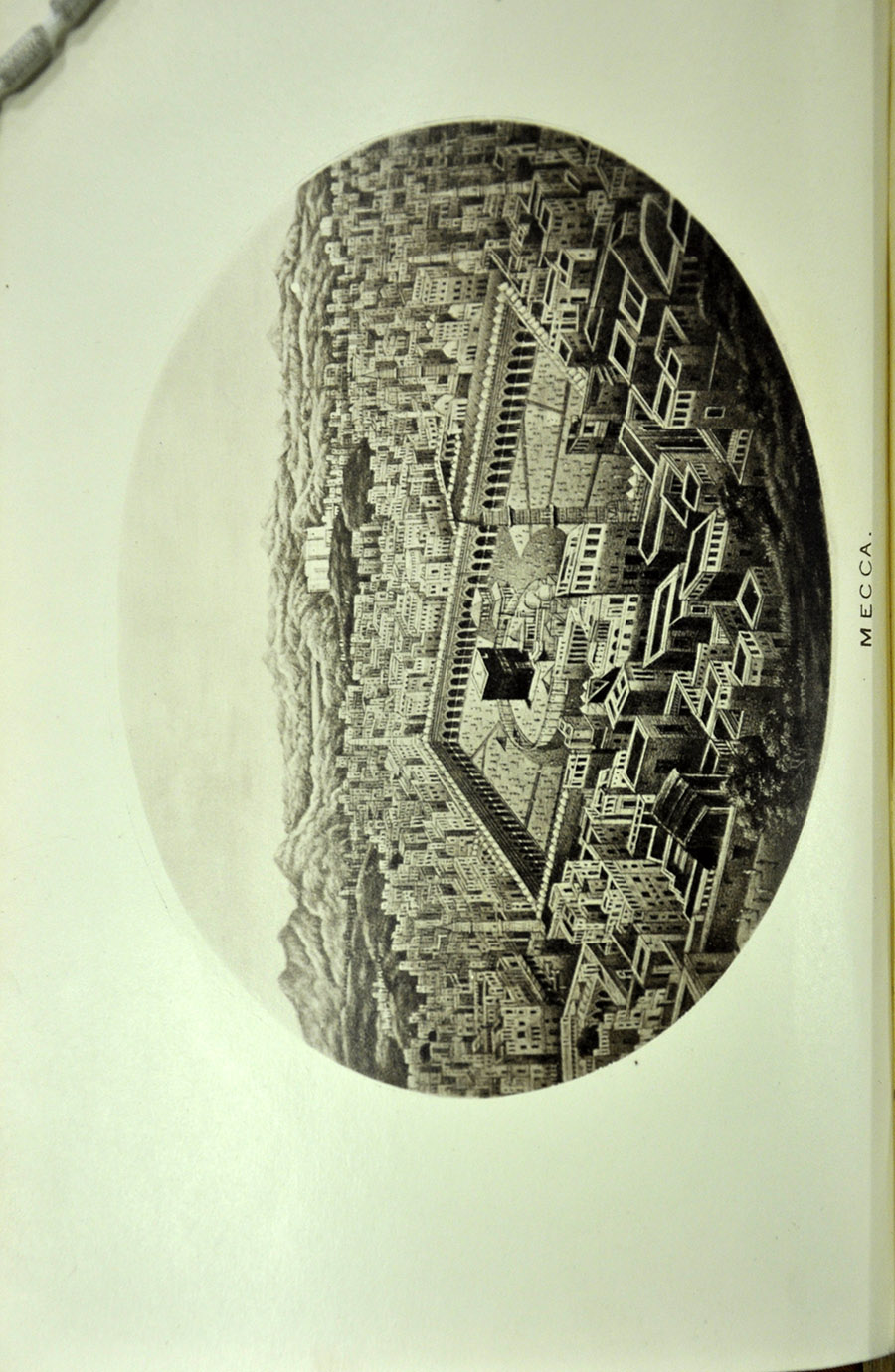 Engraving of Mecca from "Selections from the Kur-an"