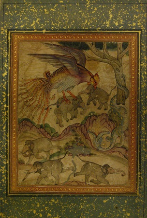 The Simurgh carrying off Baby Elephants (RAS 053.008)